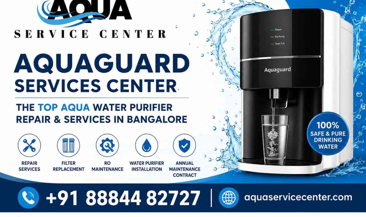 Top Aqua Water Purifier Repair & Services in Bangalore