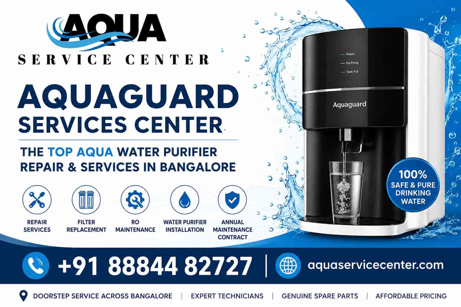 Top Aqua Water Purifier Repair & Services in Bangalore