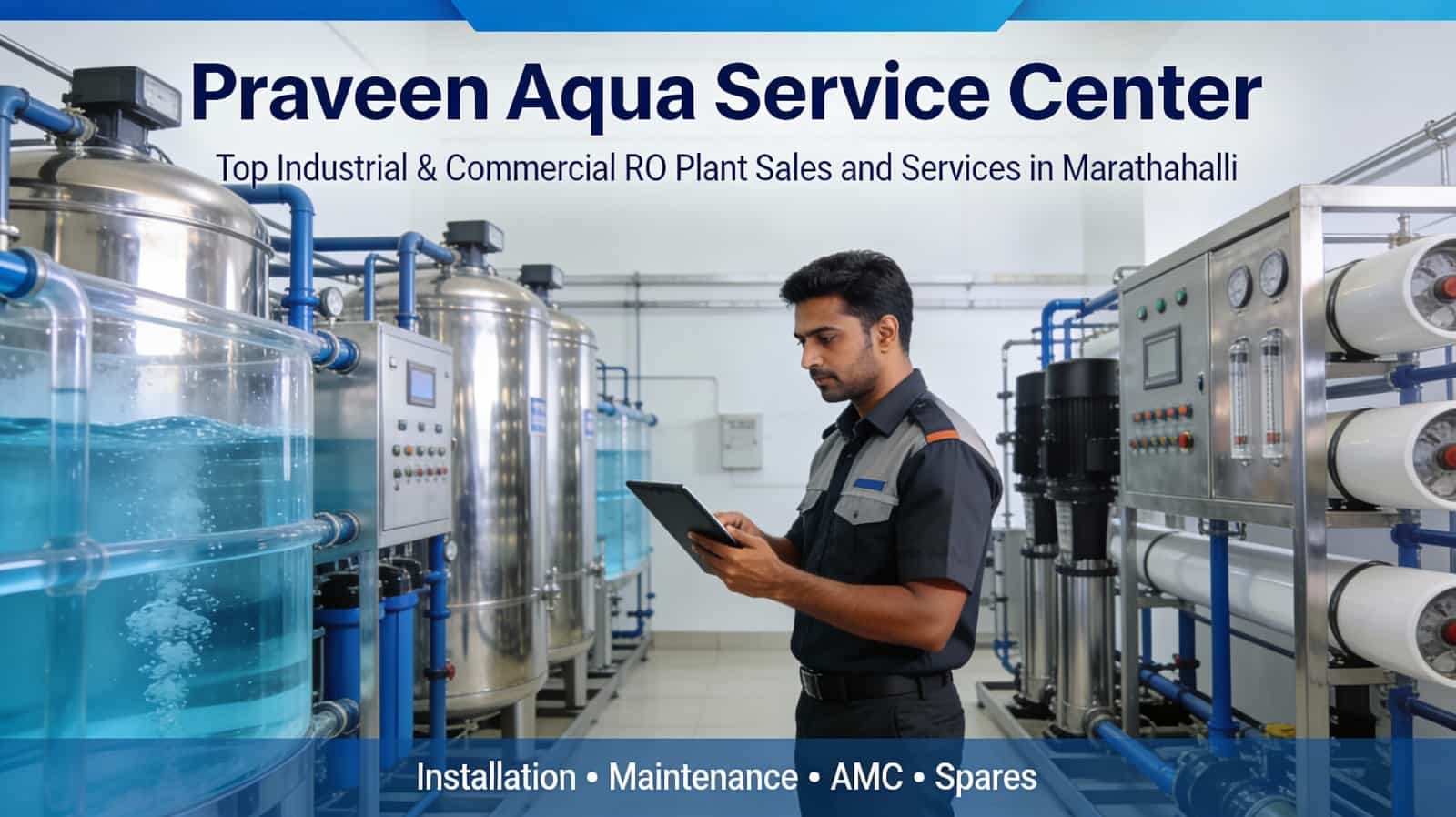 Top Industrial and Commercial RO Plant Sales and Services in Marathahalli