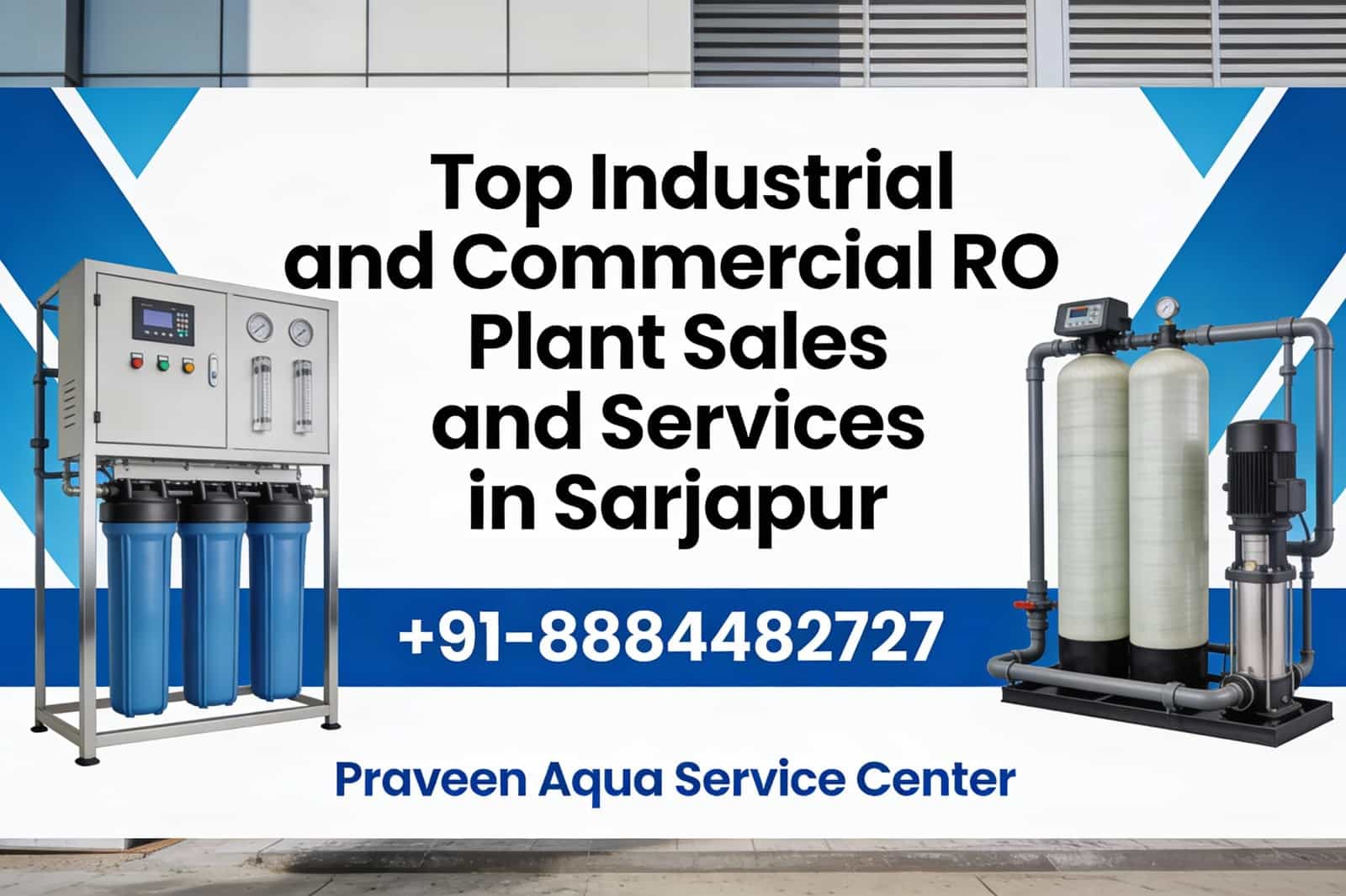 Top Industrial and Commercial RO Plant Sales and Services in Sarjapur